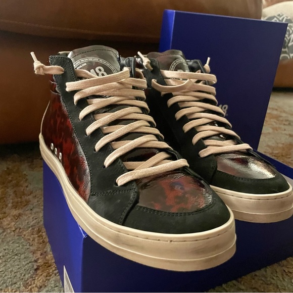 NEW P448 Skate High Top Sneaker sz 42, color: tortoise shell - Picture 6 of 12